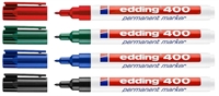 Edding 400, permanent marker, ca. 1mm stregbredde, 10 pr. æske